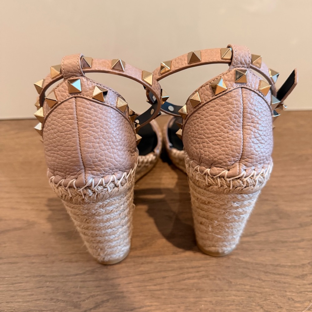 Valentino poudre Rockstud espadrille - Picture 11 of 14